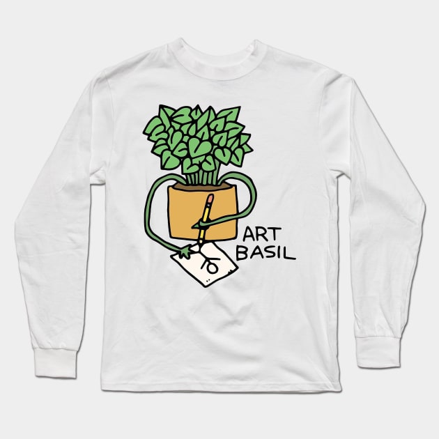 art basil Long Sleeve T-Shirt by couldbeanything